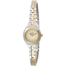 Citizen Women's Ek3294-53a Two-tone Stainless Steel Dress Watch C450 Size 6 1/4