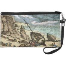 Clearing a Wreck on the North Coast of Cornwall, f Wristlet Clutch