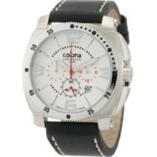 Cobra Men's CO607SS1L2 Aviator Chronograph Sport Analog White