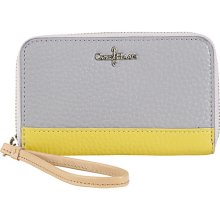 Cole Haan Crosby Colorblock Electronic Zip Wristlet Rooftop/Sunlight