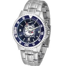 Connecticut Huskies Competitor AnoChrome Steel Band Watch