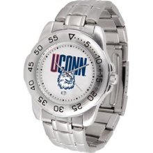 Connecticut Huskies UCONN Sport Steel Watch - SPORTM