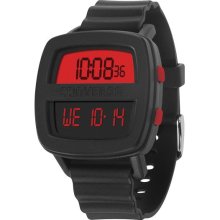 Converse Re-Mix Black Silicone Watch