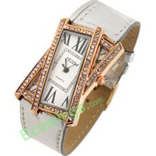 Crossover Ladies Quartz Wrist Good Watches Sliver Plated