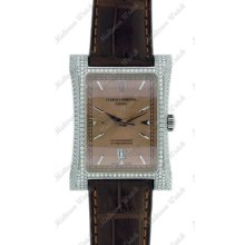 Cuervo Y Sobrinos Esplendidos Data A2412/1 Diamond Pave Automatic Watch $25,000