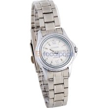 CURREN 8079 Stainless Steel Women's Analog Watch (White)