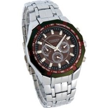 curren watches 8084 Round Dial Steel Band Mens Wrist Watch