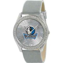 Dallas Mavericks Ladies Stainless Steel Analog Glitz Watch