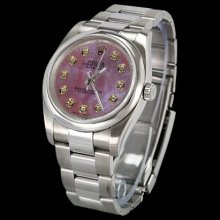 Datejust rolex watch men's date just oyster bracelet pink diamond dial