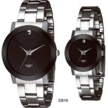 DB19 -- iBank (R) Stainless Steel Watch