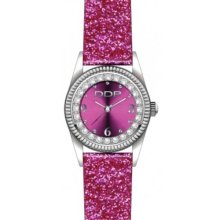 Ddp 4017601 Girls' Analog Quartz Watch With Pink Plastic Strap