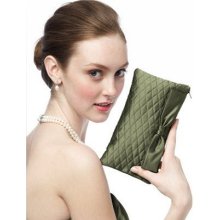 Dessy Evening Clutch Purse in Moss