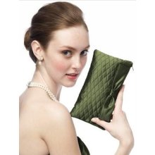 Dessy Taffeta Quilted Clutch - Style HBAG4