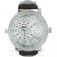 Diamond Mens Ice Mania Jojo Icetime Jojino Watch 0.12 Ct