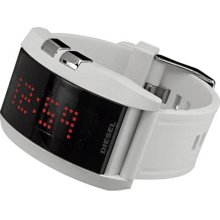 Diesel Men's White Plastic Resin Digital Dial DZ7168