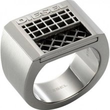 Diesel Stainless Steel Herren Ring Dx0401 Sz. 10