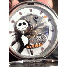 Disney In Original Box Nbc Jack Skellington Pocket Watch