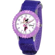 Disney Kids Time Teacher Minnie Purple Watch