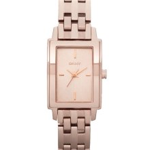 DKNY 'Essentials Small' Rectangular Bracelet Watch