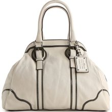 Dolce & Gabbana Leather Bowler Satchel