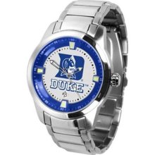 Duke Blue Devils NCAA Mens Titan Steel Watch ...