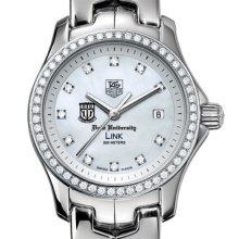 Duke TAG Heuer Watch - Women's Link Watch w/ Diamond Bezel