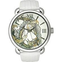 Ed Hardy Women's Flora Watch Fr-wh