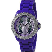 Ed Hardy Women's Purple Roxxy Watch