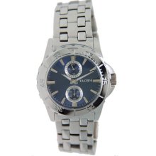 Elgin Men's Stainless Steel Fg7093 Watch With Blue Dial