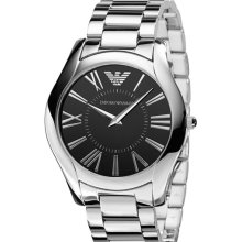 Emporio Armani Round Case Bracelet Watch Silver