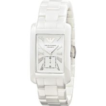 Emporio Ea Ar1408 - White Ceramica Bracelet Mens Watch