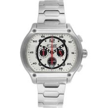 Equipe Dash Men's Watch With Silver Band And White Dial E704