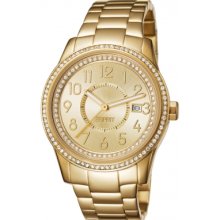 ES105432007 Esprit Ladies Glamonza Gold IP Watch