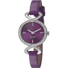 ES106282004 Esprit Ladies Fontana Soft Crystal Purple Watch