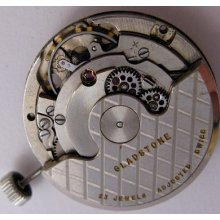 Eta 2375 Gladstone Watch Movement 23 Jewels For Parts