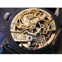 Exclusive Paul Buhre Skeleton,collectible Antique Watch With Movement Longines