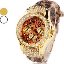 Fabric Women's Fashion Analog Quartz Wrist Watch (Assorted Colors)