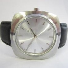 Factory Sample Square Silver Dial Gents N.o.s. Watch