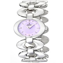 Festina Women's Dream F16547/3 Silver Stainless-Steel Quartz Watch with Purple Dial