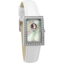 Florida State Seminole wrist watch : Logo Art Florida State Seminoles (FSU) Ladies Allure Watch