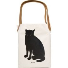 FluffyCo - Noir Cat Organic Cotton Tote