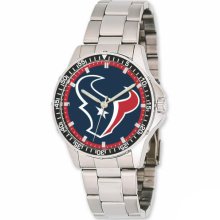 Football Watches - Houston Texans Men's Stainless Steel Watch