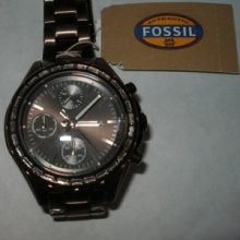 Fossil Ch2827 Dylan Brown Ladies Watch In Original Box