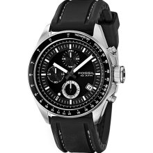 Fossil Decker - Men's Black PU Chrono Watch Black - Fossil Watches