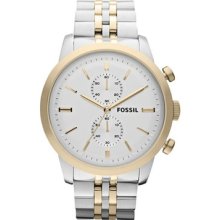 Fossil Gent's Stainless Steel Case Chronograph Watch Fs4785