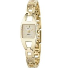 Fossil Relic Womens All Gold Ss Champagne Dial Watch Elaine Zr33504 - Beauty