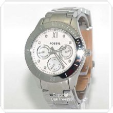 Fossil Woemens Stella Stainless Steel Watch Es3098