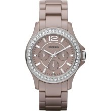 Fossil Womens Watch Riley Ceramic CE1063 Multifunction-Watch