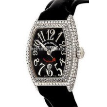 Franck Muller Lady Conquistador 8005LSCRELD Steel Diamond Watch