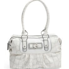 G by GUESS Gallia Satchel, WHITE